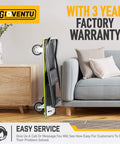 Folded Heavy Duty Push Cart Dolly With 700 Pound Capacity next to sofa, showcasing compact storage in a living room setup