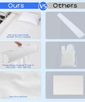 Comparison of foldable toddler bed rail with safe bumper and flap non slip machine washable cover to other products