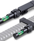 Foldable scope leveling kit with Picatinny rail mount for precision alignment.