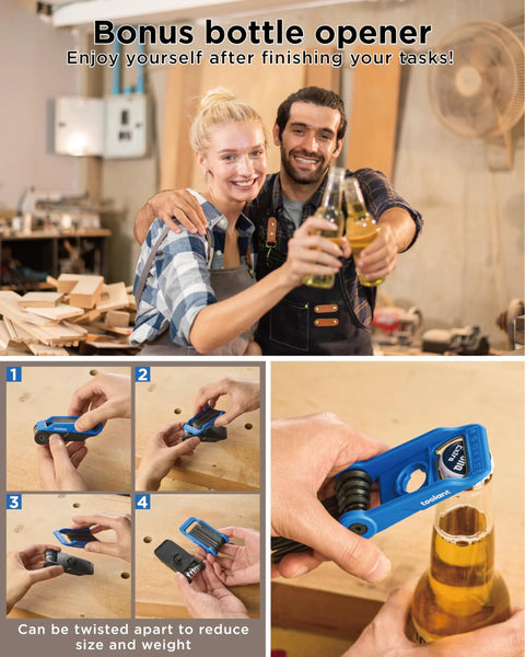 People using Folding Allen Wrench Set 14 Piece With Metric And SAE Sizes 2mm To 6mm And 5/64 Inch To 1/4 Inch For Home DIY and bicycle maintenance.