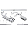 Cabinet Door Hinges, Folding Lift up Top Table Vertical Swing Lift Up Stay components with screws and pneumatic arm
