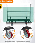 Folding Drywall Dolly With 5 Inch Swivel Casters 2000 Lbs Load Capacity Portable Panel Cart For Plywood Plasterboard And Glass Handling 44.5 By 22 By 40 Inches With Tilting Support For Safe Delivery