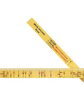 Folding Ruler 6-Foot Fiberglass With Brick Scale On Reverse And Outside Reading One Sixteenth Inch Graduation Riveted Lock Joints