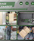 Various usage scenarios of Upgraded Folding Hand Truck Dolly Cart Heavy-Duty 375lb, indoor and outdoor demonstrations