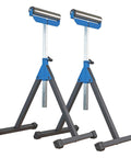 ✝️ 2 of Folding Roller Stand, Height Adjustable, Heavy Duty 300 LB Load Capacity Each, Outfeed Woodworking, Folds Flat for Easy Storage, Twin Pack, KF3015 designed for smooth motion and stable alignment in automation and mechanical systems, 1-pack