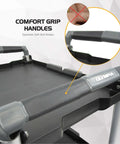 Close-up of Pack N Roll Folding Collapsible Service Cart With 150 Lb Capacity, highlighting ergonomic handles by Olympia Tools