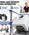 460 LBS Stair Climbing Dolly, Folding Dolly Cart with Wheels for Stairs used for moving washing machine down stairs