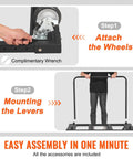 Assembly steps for Heavy Duty Folding Table Cart With 5 Inch Swivel Wheels And 1800 Lbs Capacity, Drywall Dolly Cart For Garage, Home, Warehouse
