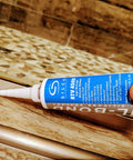 Applying Food Safe RTV Silicone Sealant 4500 Clear High Strength 2.8 Oz NSF Certified Food Contact Safe to a kitchen surface