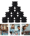 Hard Rubber Foosball Bumpers Set 15 Pack Pro Grade Replacement Bushings And Rod Bearings For Foosball Tables Cushioned Contact Points