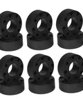 Foosball Table Rod Rubber Bumpers, 16 Pack Pro Grade Replacement Parts, black elastic rubber cushions for table football.