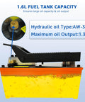 Pro Grade Air Hydraulic Pump With Foot Operated Control For 10,000 PSI Heavy Duty Lifting In Machinery And Auto Repair Half Gallon Reservoir Delivers Real Power For Automotive And Industrial Jobs