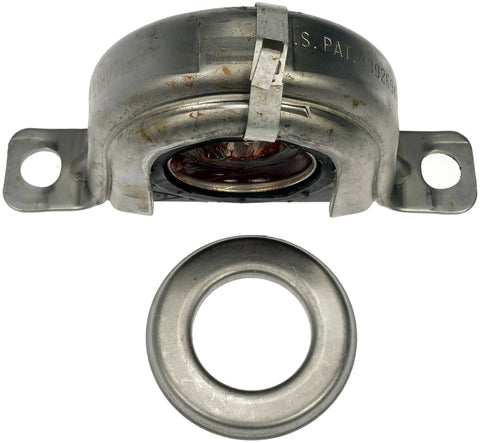 Direct Replacement Drive Shaft Center Support Bearing for Ford Models, metal construction, front view showing mounting design, Made in USA