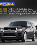 Compatible SUVs including Ford F150, Expedition, and Lincoln Navigator with HVAC Heater Blower Motor Assembly listed.