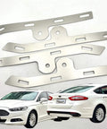 Beefed Up Front Bumper Repair Metal Plate For Ford Fusion 2013 To 2016, DIY Friendly Heavy Duty Patch, stainless steel plate