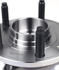 Close-up of Pair Front And Rear Wheel Bearing Hub Assembly For Ford Edge 2011 To 2014 showing metal finish and bolt detail