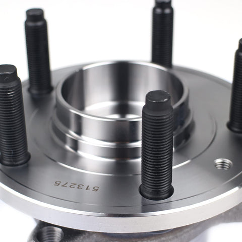 Close-up of Pair Front And Rear Wheel Bearing Hub Assembly For Ford Edge 2011 To 2014 showing metal finish and bolt detail