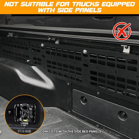 Custom Fit Retractable Ratchet Straps For Ford Maverick 2022 2023 2024 2025 not compatible with trucks equipped with side panels