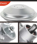 Vacuum Pump Replacement For Ford F150 F250 F350 E150 Econoline 1992 1993, close-up of metal housing and connectors, part 904-807 904807