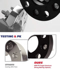 Forged 6x5.5 Inch Wheel Spacers 1 Inch Thick Adapters focus on durability comparison, showing 6061-T6 aluminum vs casting with pore.