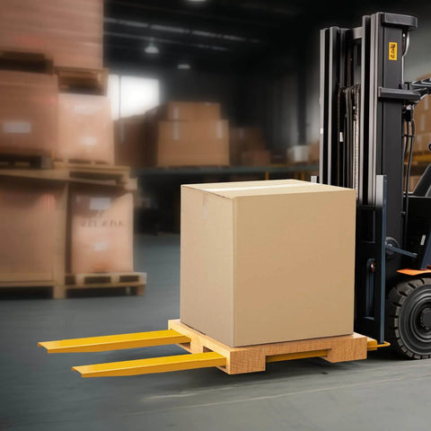 Heavy Duty Forklift Extensions 84 Inch Long 5.5 Inch Wide 1 Pair Pallet Fork Extensions for Forklifts 4000 Lbs Load Capacity Durable Q235 Carbon Steel