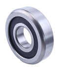 Forklift mast bearing roller 980811N00-PRO heavy duty replacement shown from side angle, premium material, for industrial environments.