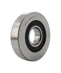 Forklift mast bearing roller lift part 61236-23420-71 with 40x120.7x28 dimensions in steel, side view