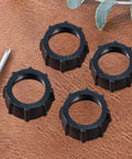 Four Pack 17mm Tightening Nuts For Car Phone Mounts Replacement Parts Ball Adapter Head Bracket Ring And Screw On Fixed Holder
