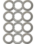 Four Pack Thrust Needle Roller Bearing Set NTA1625 With Two TRA1625 Washers Includes 4 Bearings And 8 Washers, chromium steel rings