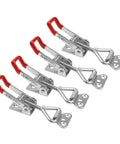 Four Pack Toggle Clamps With 220 Lb Holding Power And 4001 Adjustable Pull Action Latch for Doors, Cabinets, Tool Boxes by POWERTEC 20311V