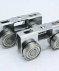 Four Wheel Light Duty Trolley Assembly With 600 Lb Capacity, Roller Trolley for use with all 1-5/8 inch or taller strut channel