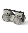 Four Wheel Light Duty Trolley Assembly With 600 Lb Capacity, Roller Trolley For Use With All One And Five Eighths Inch Or Taller Strut Channel