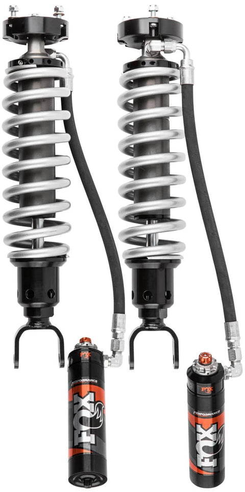 Fox Factory Front Coilover Shock Absorbers 883-06-166 For Ram 1500, black finish, 2.5-inch travel, heavy-duty suspension