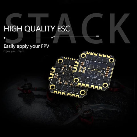 F722 FPV Flight Controller Stack With ICM42688P Sensor And 60A 4in1 ESC 30x30mm 2-6S for freestyle drones close-up