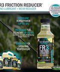 FR3 Friction Reducer Nano Lubricant With Wear Protection For Metal Surfaces Deep Penetrating Nano Tech 32 Oz front label