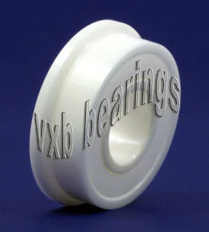 FR6-2RS Full Ceramic Flanged Bearing 3/8x7/8x9/32 inch ZrO2 - VXB Ball Bearings