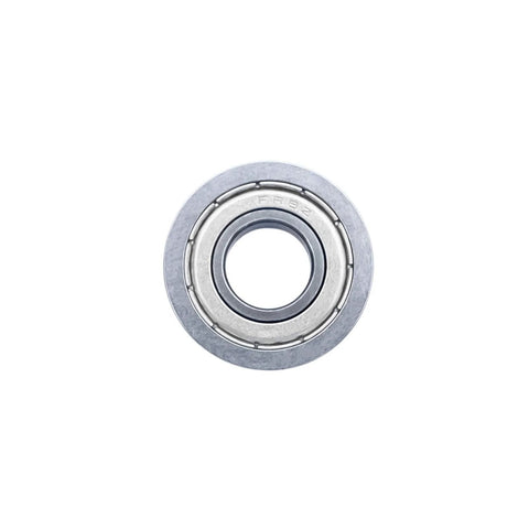 Flanged Deep Groove Ball Bearing FR8ZZ One Half Inch Bore One And One Eighth Inch Outer Diameter Five Sixteenth Inch Width front view
