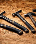 Set of Framing Hammer 22 Oz Rip Claw Smooth Face With Shock Absorbing Grip Ballistically Balanced For Framing Demolition And Nail Setting