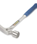 Framing Hammer 28 Oz Long Handle Straight Rip Claw With Milled Face And Shock Reduction Grip For Superior Leverage, Reduced Hand Fatigue, Precise Striking Power On Framing And Heavy Duty Carpentry, USA Made One Piece Forged Steel Construction E3 28SM