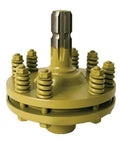 Friction Clutch Torque Limiter Fits KV Bondioli, Pavesi, Universal, Walterscheid K89 shown with 1-3/8 x 6 spline top view