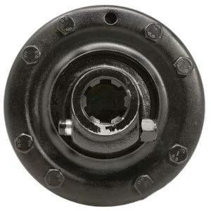 Friction Clutch Torque Limiter Fits KV Bondioli, Pavesi, Universal, Walterscheid K89 Models, front view of splined connection.