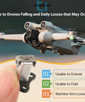 DJI Front Arm Axis Replacement Kit For Mini 3 Pro And Mini 3 Front Arm Shaft Hinge Replacement with Repair Tools shown
