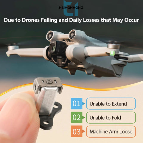 DJI Front Arm Axis Replacement Kit For Mini 3 Pro And Mini 3 Front Arm Shaft Hinge Replacement with Repair Tools shown