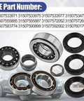 Beefed Up Front Differential Bearings Repair Kit For BMW XDrive 2006 To 2020 X1 X3 X4 X5 X6 With OE 31507533971