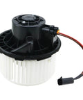 Front HVAC Blower Motor Assembly For GM Chevy Tahoe Silverado Yukon Sierra Escalade 2000 2006 Beefed Up Replacement 700089 89019321 52400424 Betthand Quality Auto Part, showing fan and connector from side.