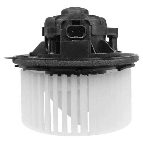 Front view of Front HVAC Blower Motor For Chevy Tahoe Suburban Silverado Avalanche GMC Yukon Sierra Cadillac Escalade 2007 2014 Drop In Replacement By GVPART4U Direct Fit