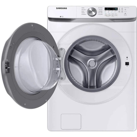 Efficient 4.5 cu ft front-load washer with Vibration Reduction Technology delivers powerful cleaning while staying quiet