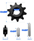 10 Tooth Front Sprocket For 420 Chain With Five Eighth Inch Bore Fits Coleman CT200U CT200U EX BT200X RB200 Predator dimensions