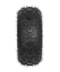 Front view of 4PCS ATV Go Kart Tires and Rims Tubeless 145x70-6 Inch for Go Kart Buggy ATV with rugged tread pattern for outdoor riding