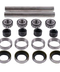 2X Front Wheel Bearing And Axle Rebuild Kit For Scag 43583, 482621, 482622, 43584 Featuring Hard 304 Stainless Steel Axle Sleeves
